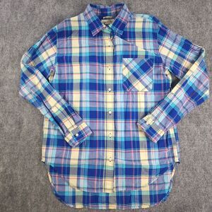 Denim & Supply Ralph Lauren Shirt Womens Medium‎ RL Boyfriend Multicolor Plaid